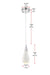 Elegant Lighting - 1013D5C-02CR - LED Pendant - Amora - Chrome