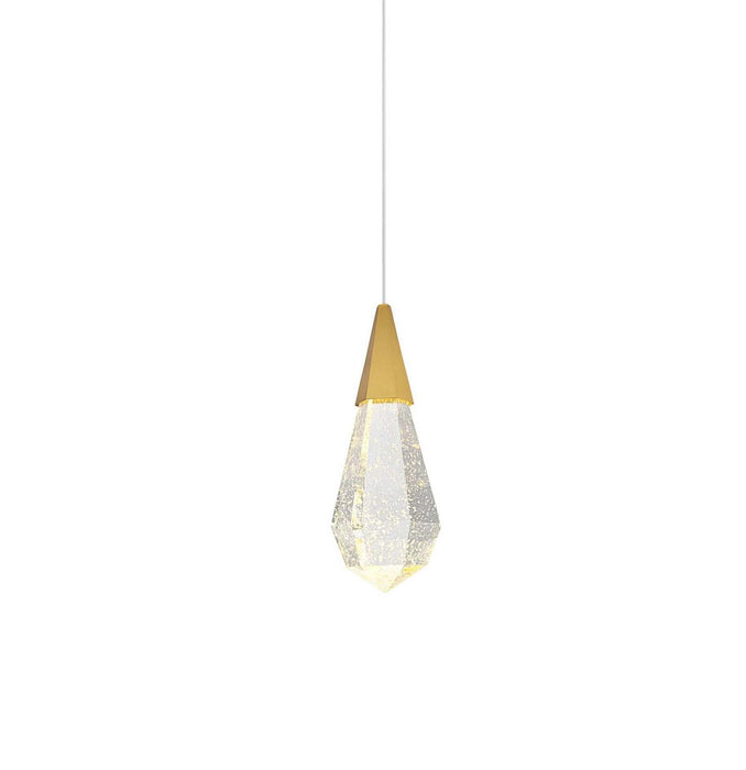 Elegant Lighting - 1013D5SG-02CR - LED Pendant - Amora - Satin Gold