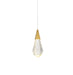Elegant Lighting - 1013D5SG-02CR - LED Pendant - Amora - Satin Gold