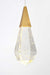 Elegant Lighting - 1013D5SG-02CR - LED Pendant - Amora - Satin Gold