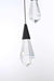 Elegant Lighting - 1013D12BK-02CR - LED Pendant - Amora - Black