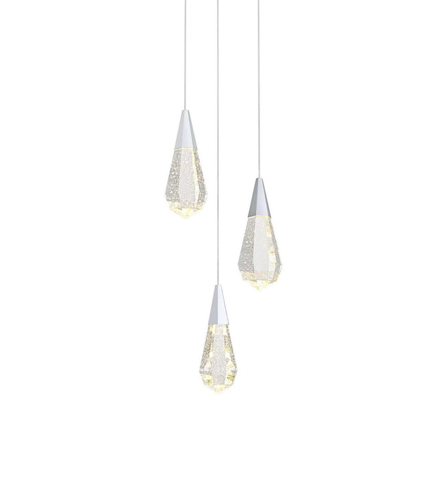 Elegant Lighting - 1013D12C-02CR - LED Pendant - Amora - Chrome