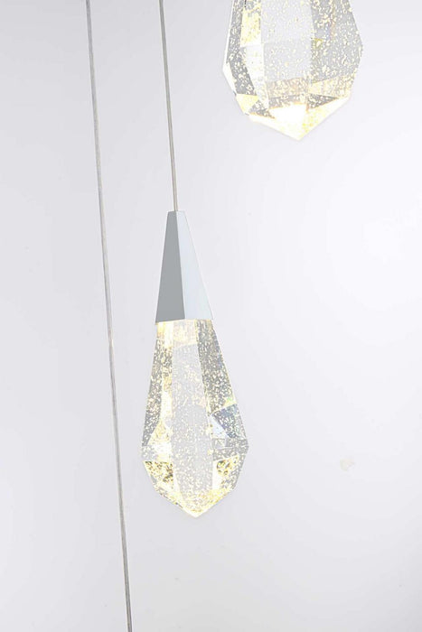 Elegant Lighting - 1013D12C-02CR - LED Pendant - Amora - Chrome