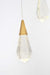 Elegant Lighting - 1013D12SG-02CR - LED Pendant - Amora - Satin Gold