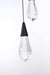Elegant Lighting - 1013D16BK-02CR - LED Pendant - Amora - Black