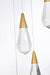 Elegant Lighting - 1013D16SG-02CR - LED Pendant - Amora - Satin Gold