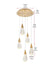 Elegant Lighting - 1013D16SG-02CR - LED Pendant - Amora - Satin Gold