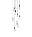 Elegant Lighting - 1013D20BK-02CR - LED Pendant - Amora - Black