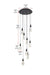 Elegant Lighting - 1013D20BK-02CR - LED Pendant - Amora - Black