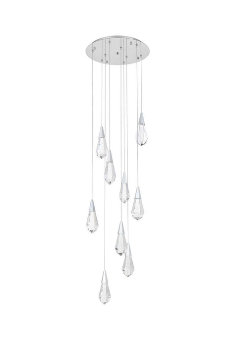 Elegant Lighting - 1013D20C-02CR - LED Pendant - Amora - Chrome