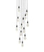 Elegant Lighting - 1013D24BK-02CR - LED Pendant - Amora - Black