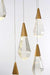Elegant Lighting - 1013D24SG-02CR - LED Pendant - Amora - Satin Gold