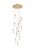 Elegant Lighting - 1013D24SG-02CR - LED Pendant - Amora - Satin Gold