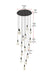 Elegant Lighting - 1013D28BK-02CR - LED Pendant - Amora - Black