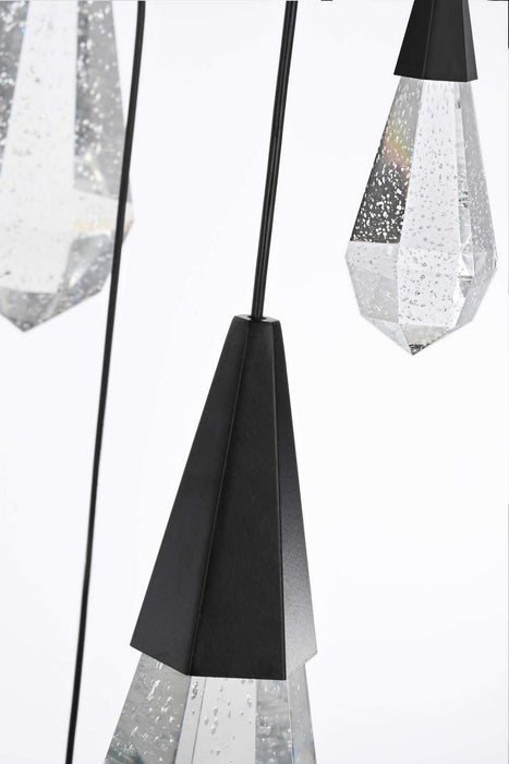 Elegant Lighting - 1013G32BK-02CR - LED Chandelier - Amora - Black