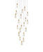 Elegant Lighting - 1013G32SG-02CR - LED Chandelier - Amora - Satin Gold