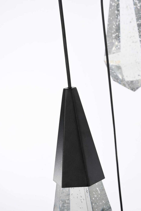 Elegant Lighting - 1013G36BK-02CR - LED Chandelier - Amora - Black