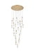 Elegant Lighting - 1013G36SG-02CR - LED Chandelier - Amora - Satin Gold