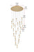 Elegant Lighting - 1013G36SG-02CR - LED Chandelier - Amora - Satin Gold