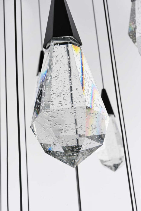 Elegant Lighting - 1013G42BK-02CR - LED Chandelier - Amora - Black