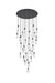 Elegant Lighting - 1013G42BK-02CR - LED Chandelier - Amora - Black