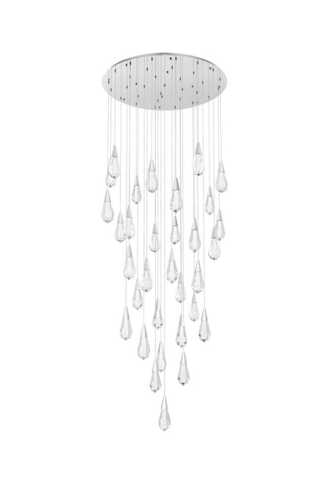 Elegant Lighting - 1013G42C-02CR - LED Chandelier - Amora - Chrome