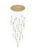 Elegant Lighting - 1013G42SG-02CR - LED Chandelier - Amora - Satin Gold