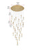 Elegant Lighting - 1013G42SG-02CR - LED Chandelier - Amora - Satin Gold
