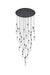 Elegant Lighting - 1013G48BK-02CR - LED Chandelier - Amora - Black