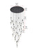 Elegant Lighting - 1013G48BK-02CR - LED Chandelier - Amora - Black
