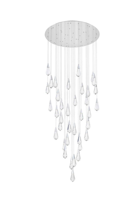 Elegant Lighting - 1013G48C-02CR - LED Chandelier - Amora - Chrome