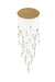 Elegant Lighting - 1013G48SG-02CR - LED Chandelier - Amora - Satin Gold