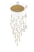 Elegant Lighting - 1013G48SG-02CR - LED Chandelier - Amora - Satin Gold