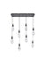 Elegant Lighting - 1013D36BK-02CR - LED Pendant - Amora - Black