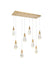 Elegant Lighting - 1013D36SG-02CR - LED Pendant - Amora - Satin Gold