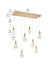 Elegant Lighting - 1013D36SG-02CR - LED Pendant - Amora - Satin Gold