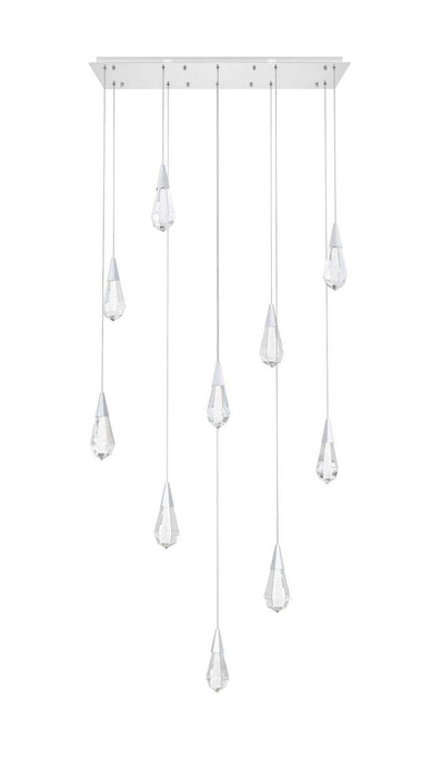 Elegant Lighting - 1013D42C-02CR - LED Pendant - Amora - Chrome