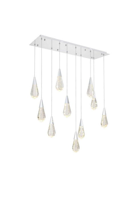 Elegant Lighting - 1013D42C-02CR - LED Pendant - Amora - Chrome