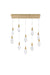 Elegant Lighting - 1013D42SG-02CR - LED Pendant - Amora - Satin Gold