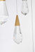 Elegant Lighting - 1013D42SG-02CR - LED Pendant - Amora - Satin Gold