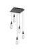 Elegant Lighting - 1013S16BK-02CR - LED Pendant - Amora - Black