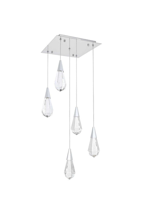 Elegant Lighting - 1013S16C-02CR - LED Pendant - Amora - Chrome