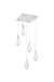Elegant Lighting - 1013S16C-02CR - LED Pendant - Amora - Chrome