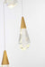 Elegant Lighting - 1013S16SG-02CR - LED Pendant - Amora - Satin Gold