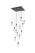 Elegant Lighting - 1013S26BK-02CR - LED Pendant - Amora - Black