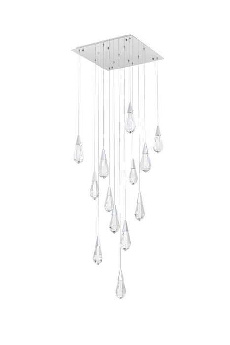 Elegant Lighting - 1013S26C-02CR - LED Pendant - Amora - Chrome