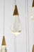 Elegant Lighting - 1013S26SG-02CR - LED Pendant - Amora - Satin Gold