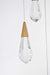 Elegant Lighting - 1013S26SG-02CR - LED Pendant - Amora - Satin Gold