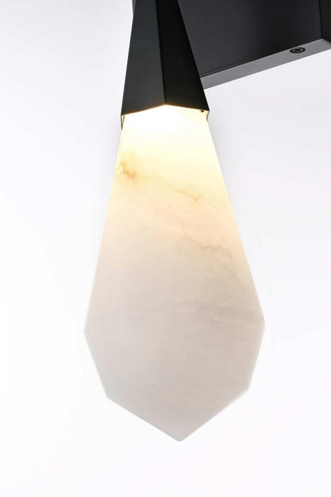 Elegant Lighting - 1013W5BK-22ST - LED Wall Sconce - Amora - Black