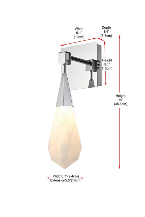 Elegant Lighting - 1013W5C-22ST - LED Wall Sconce - Amora - Chrome